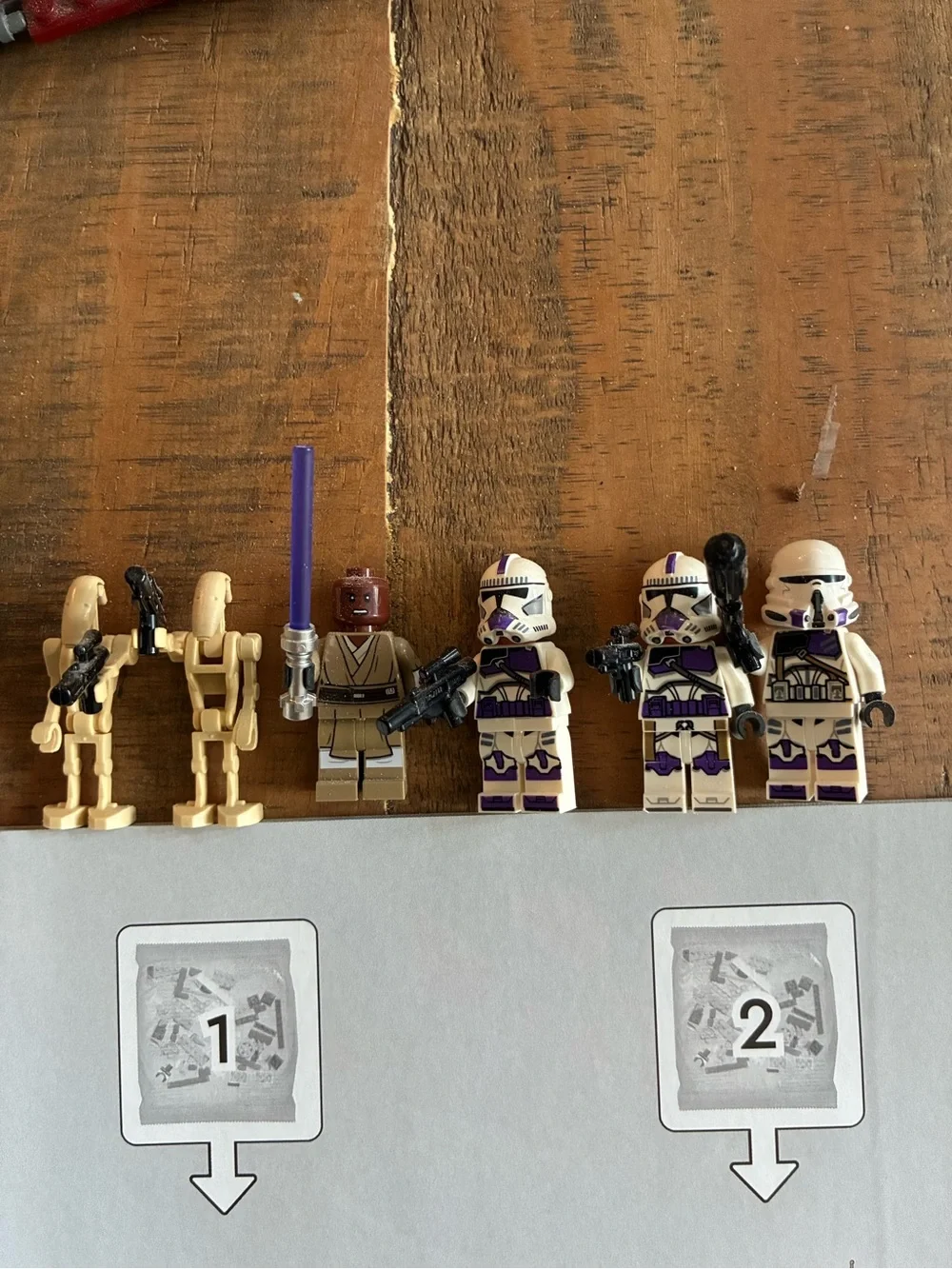 CompleteLEGO Star Wars: Republic Fighter Tank (75342) 6 MINIFIGURES; MACE WINDU